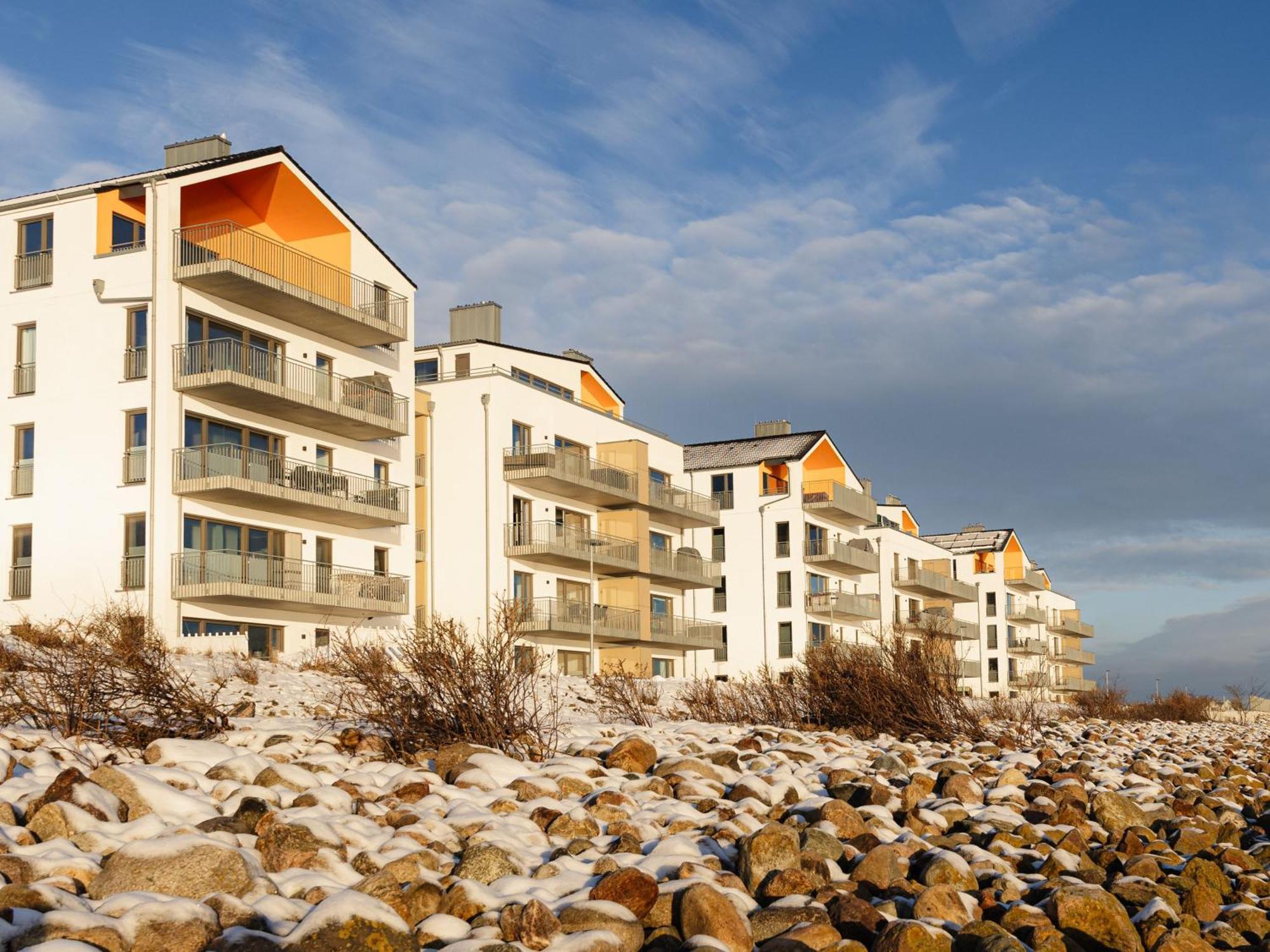 Hygge Lodge 18 Meerblick Am Strand 奥尔本尼兹 外观 照片