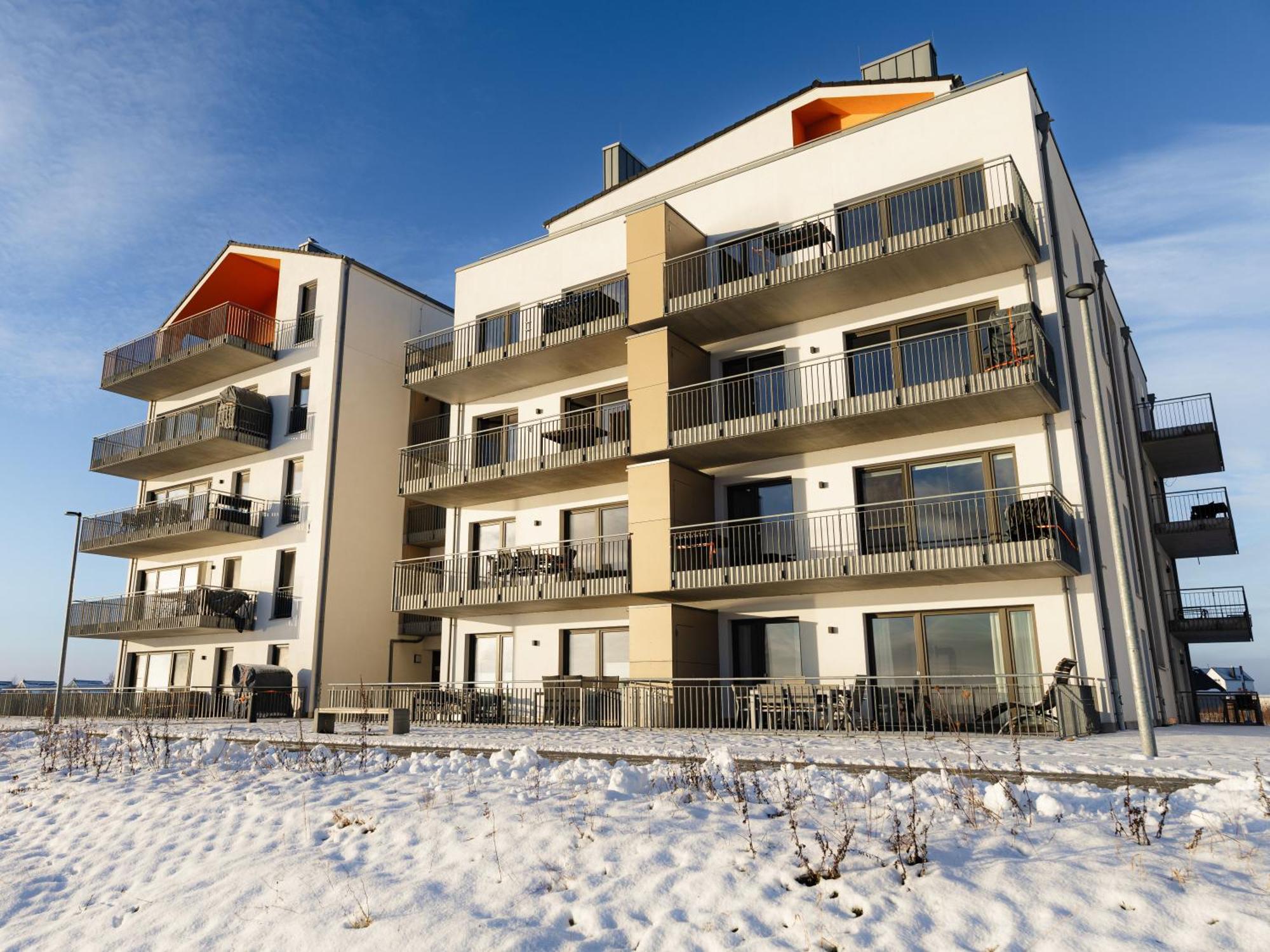 Hygge Lodge 18 Meerblick Am Strand 奥尔本尼兹 外观 照片